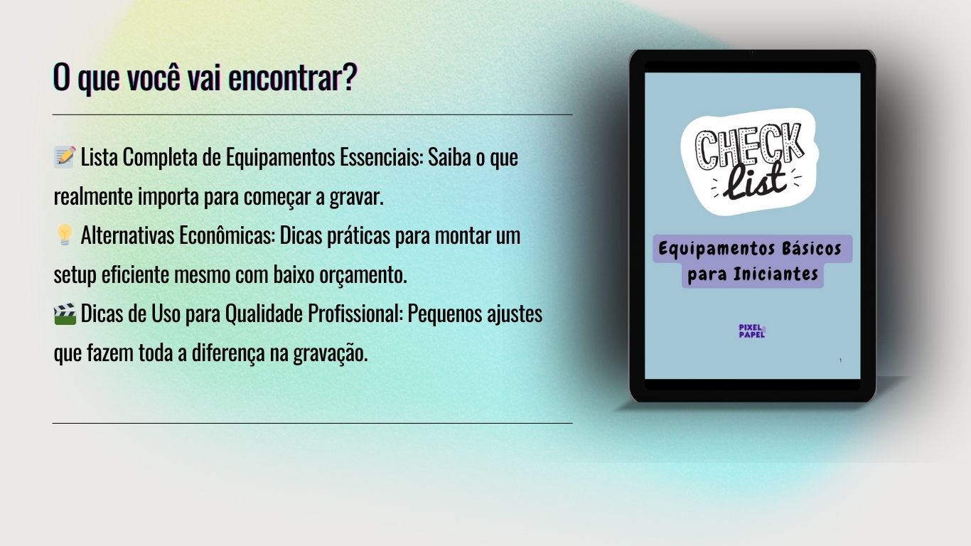 Checklist | Equipamentos Básicos para Iniciantes