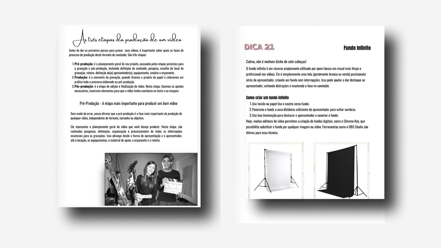 E-book Do Zero ao Vídeo | Seu Guia Completo para Gravar Vídeos Profissionais sem Medo