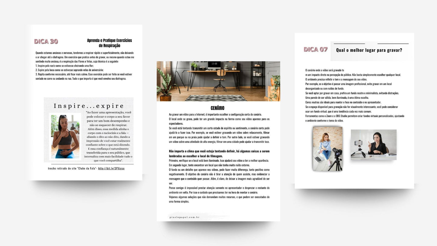 E-book Do Zero ao Vídeo | Seu Guia Completo para Gravar Vídeos Profissionais sem Medo
