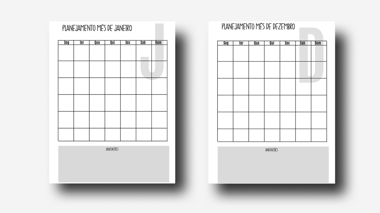 Planner Mídias Sociais