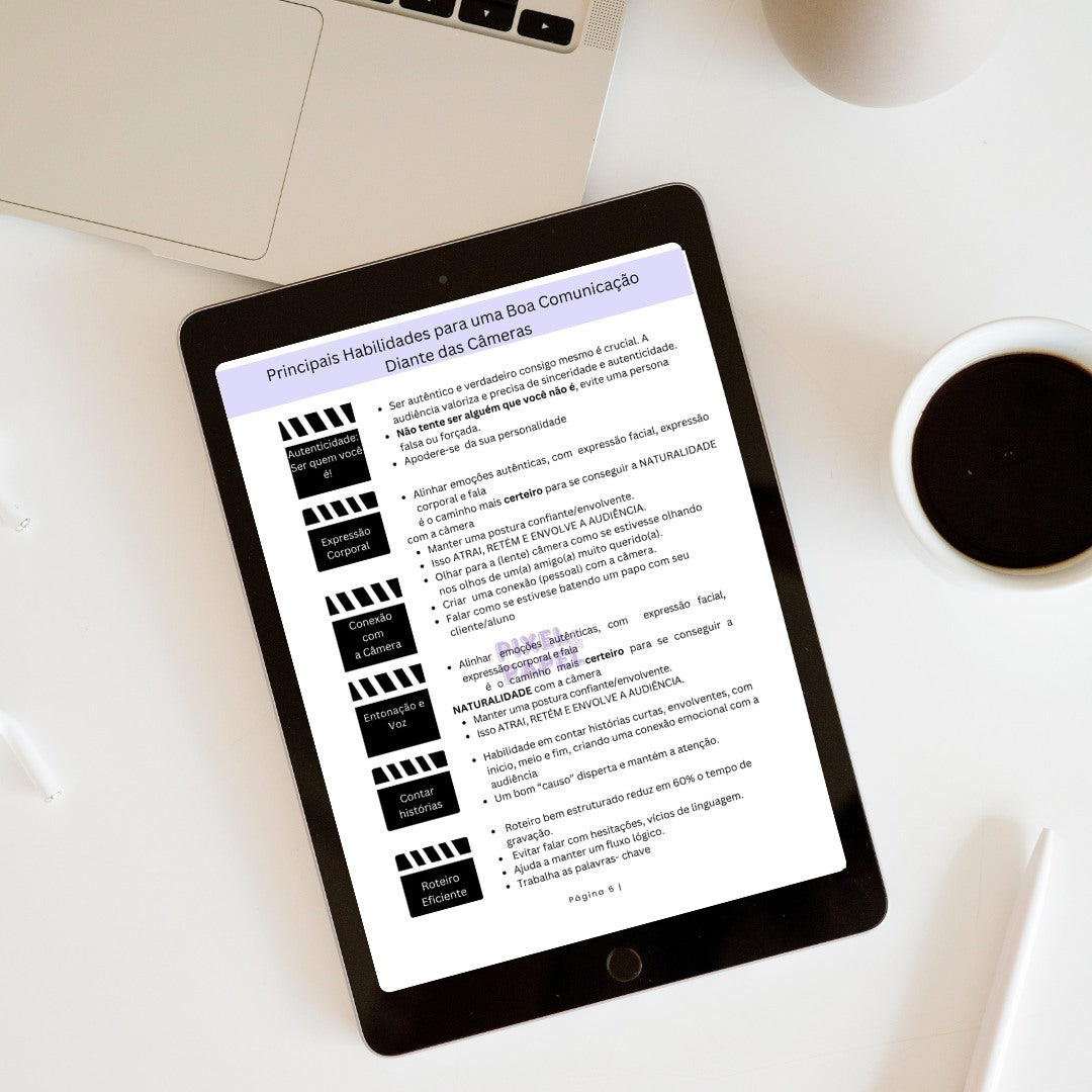 Workbook Comunicação Eficaz em Frente às Câmeras