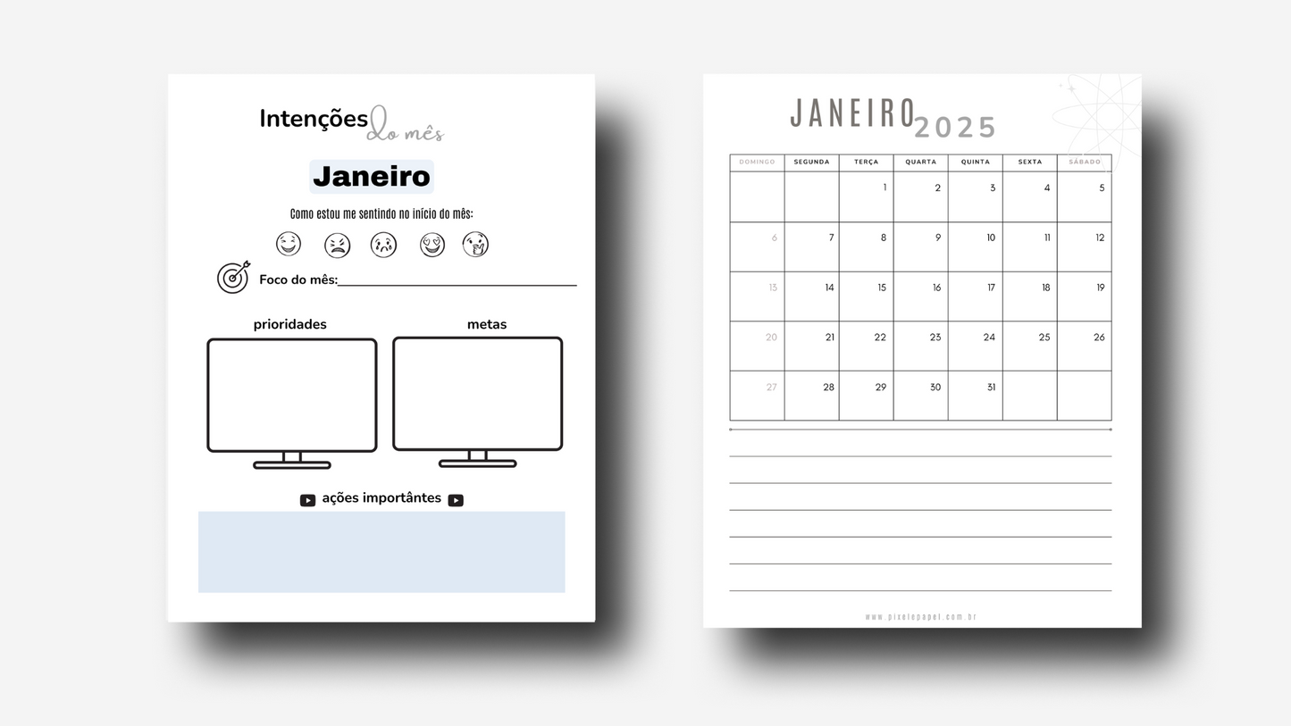 Planner Produção de Vídeo