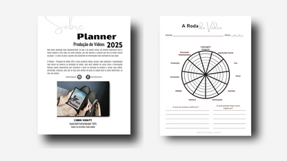 Planner Produção de Vídeo
