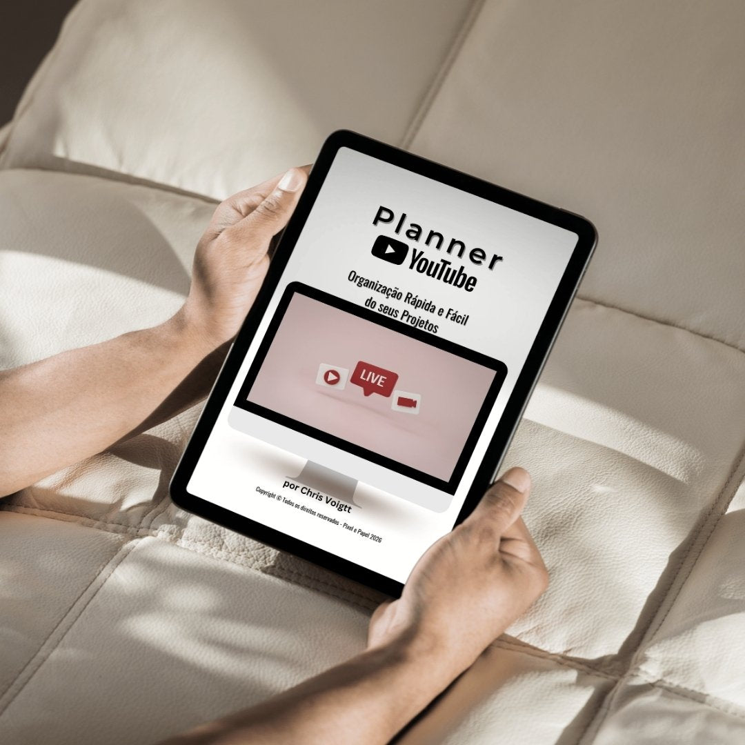 Planner YouTube | Organização Rápida e Fácil dos Seus Projetos