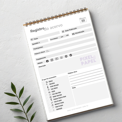 Planner | Produção de Vídeo