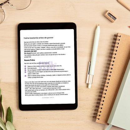 E-book Do Zero ao Vídeo | Seu Guia Completo para Gravar Vídeos Profissionais sem Medo