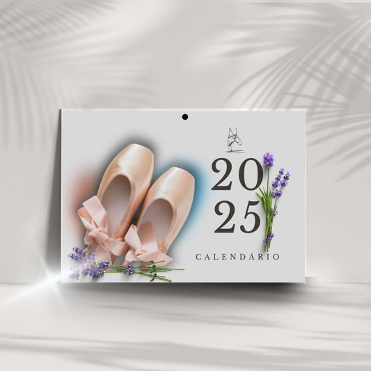 Calendário 2025 Tema Ballet